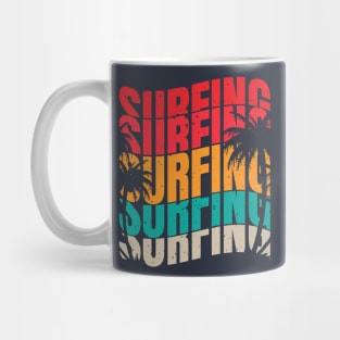 Vintage surf retro surfing Mug